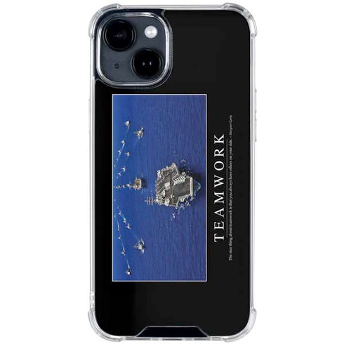 Military Inspirational Poster iPhone 15 Clear Case