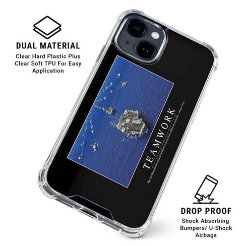 Military Inspirational Poster iPhone 15 Clear Case