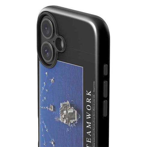 Military Inspirational Poster iPhone 16 Plus Impact Case