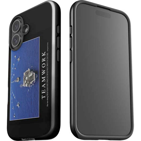 Military Inspirational Poster iPhone 16 Plus Impact Case