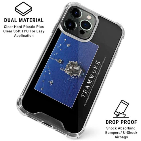 Military Inspirational Poster iPhone 16 Pro Clear Case