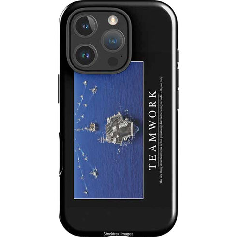 Military Inspirational Poster iPhone 16 Pro Max Impact Case