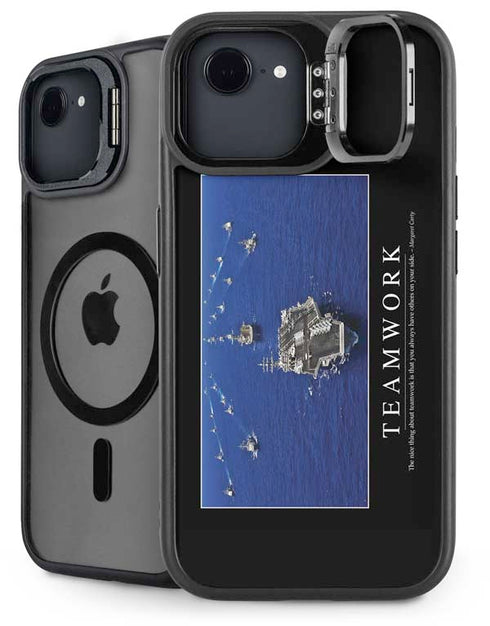 Military Inspirational Poster iPhone 16e Kickstand Case