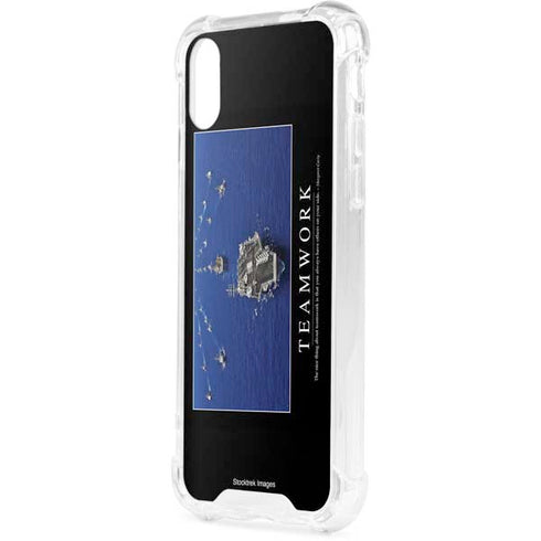 Military Inspirational Poster iPhone XS Clear Case