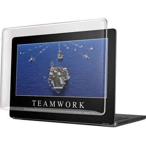 Military Inspirational Poster MacBook Pro 14in (2021-24) Case plus Skin