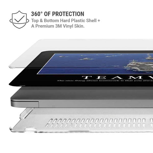 Military Inspirational Poster MacBook Pro 14in (2021-24) Case plus Skin