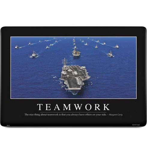 Military Inspirational Poster MacBook Skins