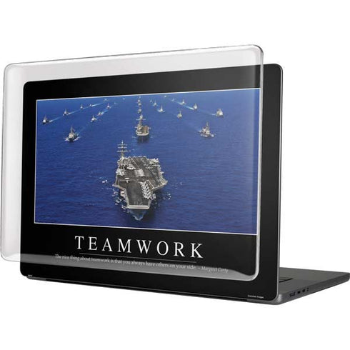 Military Inspirational Poster MacBook Cases