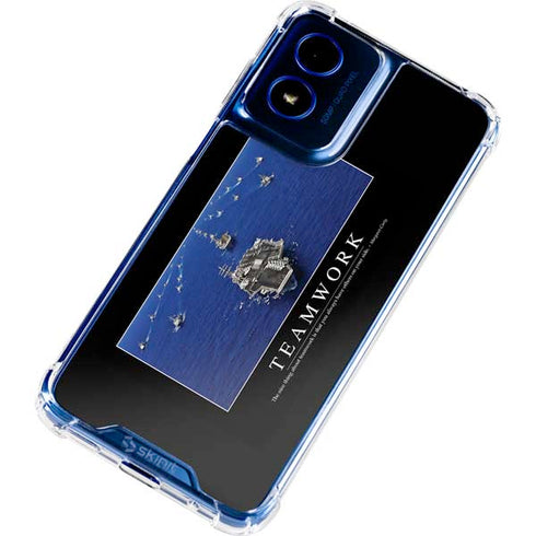 Military Inspirational Poster Moto G Play 4G (2024) Clear Case