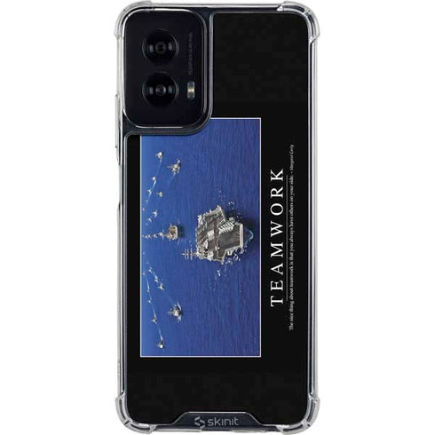 Military Inspirational Poster Moto G Power 5G (2024) Clear Case