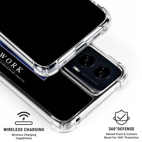 Military Inspirational Poster Moto G Power 5G (2024) Clear Case