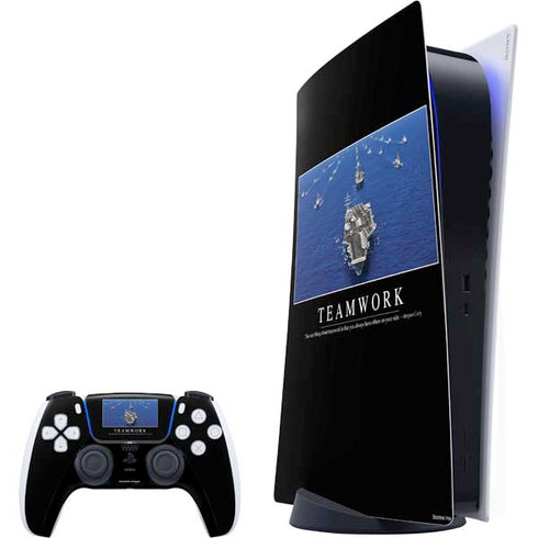 Military Inspirational Poster PlayStation PS5 Skins