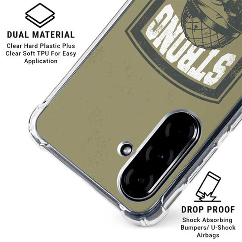 Military Strong Galaxy A36 5G Clear Case