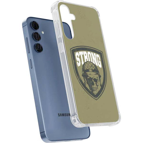 Military Strong Galaxy A55 5G Clear Case