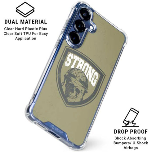 Military Strong Galaxy S25 Clear Case