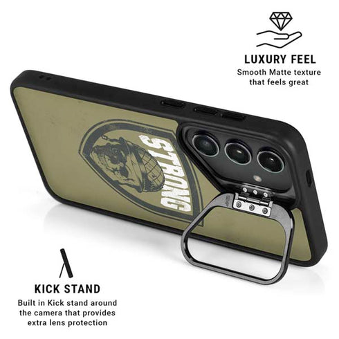 Military Strong Galaxy S26 Kickstand Case