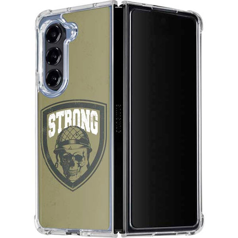 Military Strong Galaxy Z Fold5 5G Clear Case