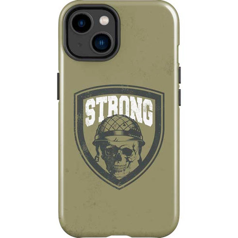 Military Strong iPhone 15 Impact Case