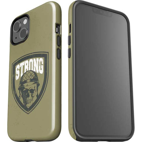Military Strong iPhone 15 Impact Case