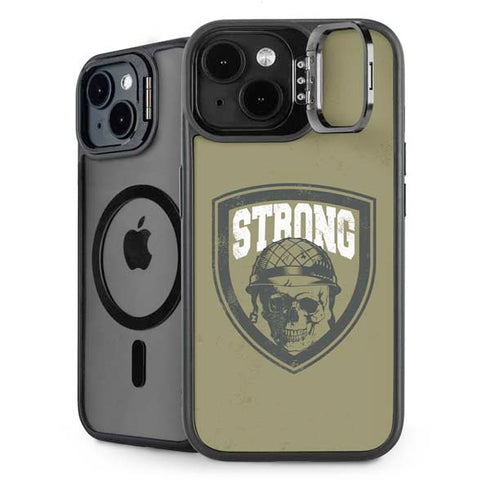 Military Strong iPhone 15 Kickstand Case