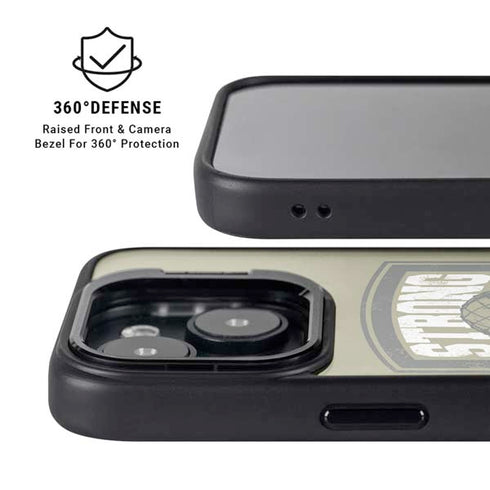 Military Strong iPhone 15 Kickstand Case