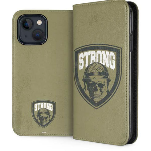 Military Strong iPhone 15 Plus Folio Case