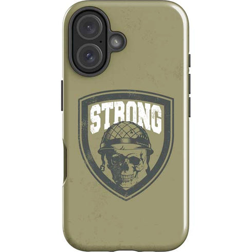 Military Strong iPhone 16 Impact Case
