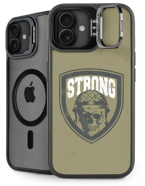 Military Strong iPhone 16 Kickstand Case