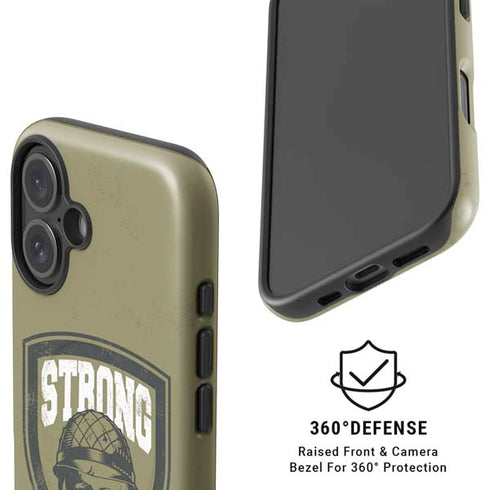 Military Strong iPhone 16 Magsafe Impact Case