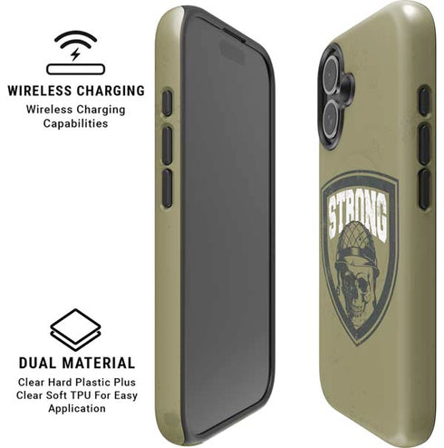 Military Strong iPhone 16 Magsafe Impact Case