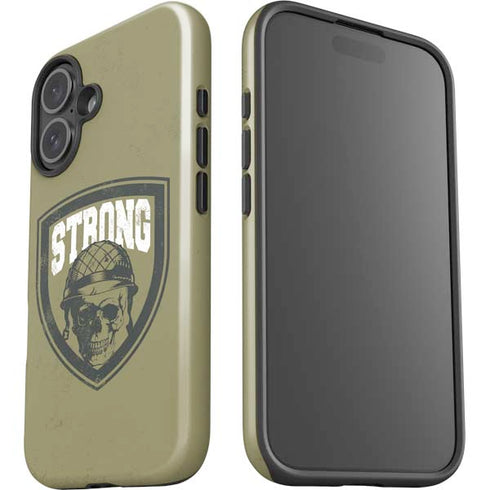 Military Strong iPhone 16 Plus Impact Case