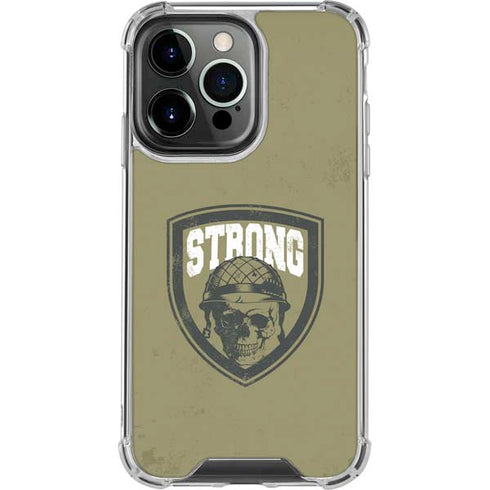 Military Strong iPhone 16 Pro Clear Case