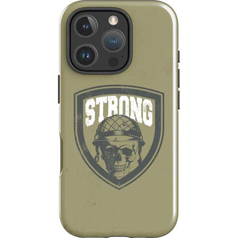 Military Strong iPhone 16 Pro Impact Case