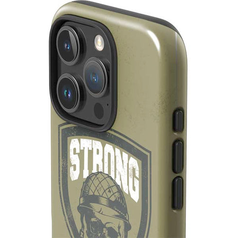 Military Strong iPhone 16 Pro Impact Case