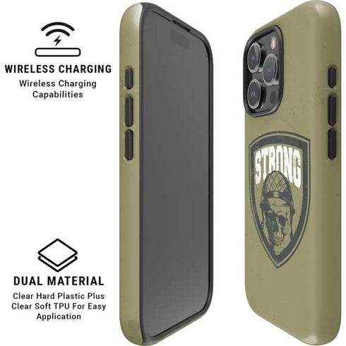 Military Strong iPhone 16 Pro Magsafe Impact Case