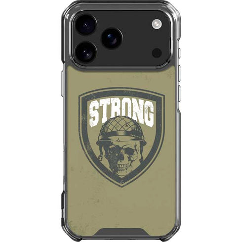 Military Strong iPhone 18 Pro Max Clear Case