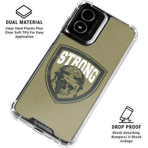 Military Strong Moto G Power 5G (2024) Clear Case