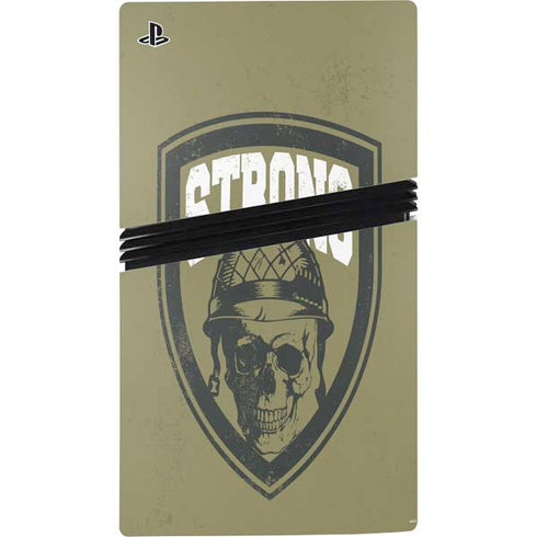 Military Strong PS5 Pro Disk Console Skin