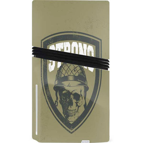 Military Strong PS5 Pro Disk Console Skin