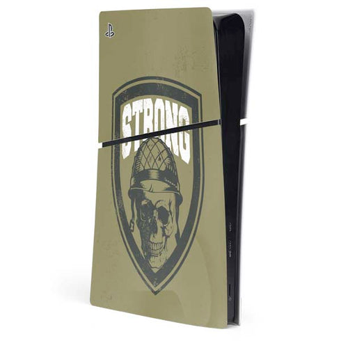 Military Strong PS5 Slim Digital Edition Console Skin