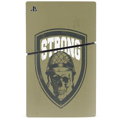 Military Strong PS5 Slim Digital Edition Console Skin