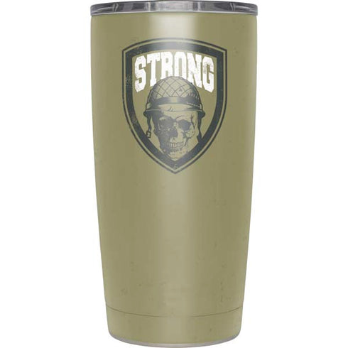 Military Strong Yeti 20oz Tumbler Skin