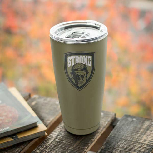 Military Strong Yeti 20oz Tumbler Skin