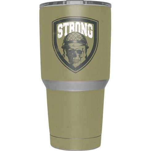 Military Strong Yeti 30oz Rambler Tumbler Skin