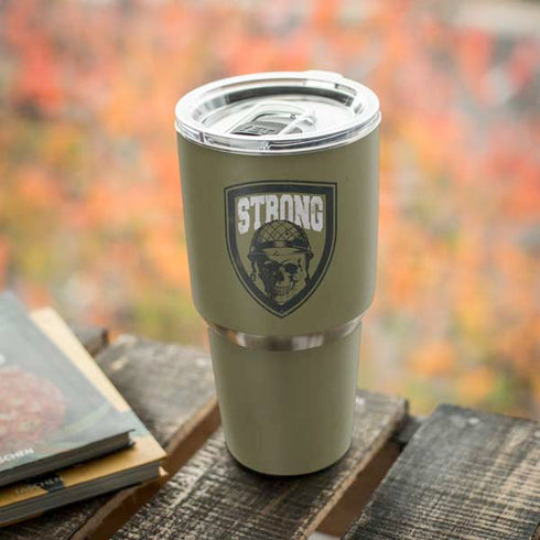 Military Strong Yeti 30oz Rambler Tumbler Skin