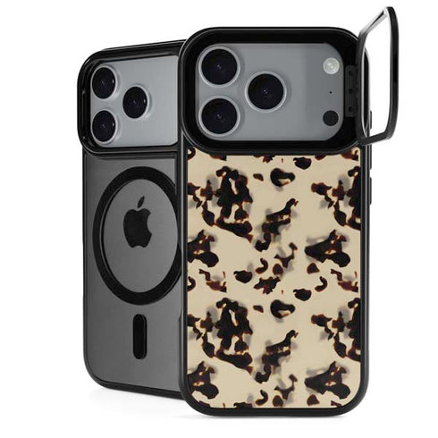 Milky Tortoise shell iPhone 18 Pro Kickstand Case