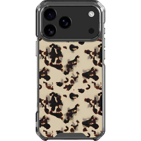 Milky Tortoise shell iPhone 18 Pro Max Clear Case