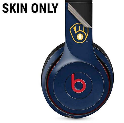 MLB Milwaukee Brewers - Solid Distressed Beats Solo 3 Wireless Skin