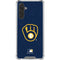 MLB Milwaukee Brewers - Solid Distressed Galaxy A17 Clear Case