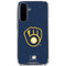 MLB Milwaukee Brewers - Solid Distressed Galaxy A36 5G Clear Case